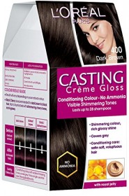 L’Oreal Paris Casting Creme Gloss Hair Color -Dark Brown 400 150ml