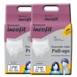 Paramount Incofit Adult Diaper Pants Pull up Large Pack of 20, Size 75cm-125cm (29.5″-49.2″)