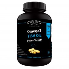 Sinew Nutrition Omega 3 Fish Oil (300EPA & 200DHA) 1000mg (Double Strength) – 120 Softgels