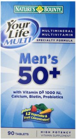 Nature’s Bounty Your Life Multi Men’s 50+ 90 tabs