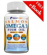 EternalHealth Salmon Omega 3 Fish Oil ( Double Strength ) – 60 Softgel 1000 mg Natural