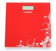 Healthgenie Digital Weighing Scale (Red)