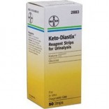 Keto-Diastix Reagent Strip. 50 Per Box