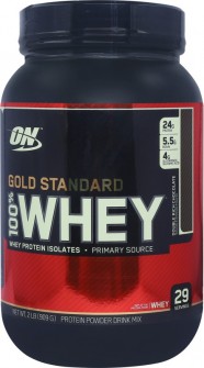 Optimum Nutrition (ON) 100% Whey Gold Standard – 2 lbs (Double Rich Chocolate)