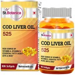 St.Botanica COD Liver Oil 525 – 90 Softgels