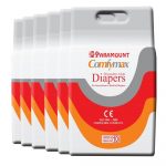 Paramount Comfymax Premium Adult Diapers, Medium – Pack of 60, (71cm-101cm | 28″-40″)