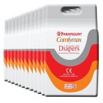 Paramount Comfymax Premium Adult Diapers, Medium – Pack of 120, (71cm-101cm | 28″-40″)