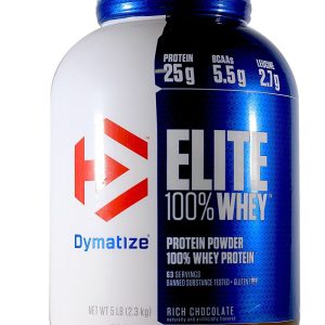 Dymatize Nutrition Elite Whey Protein Powder – 5 lbs (Rich Chocolate)
