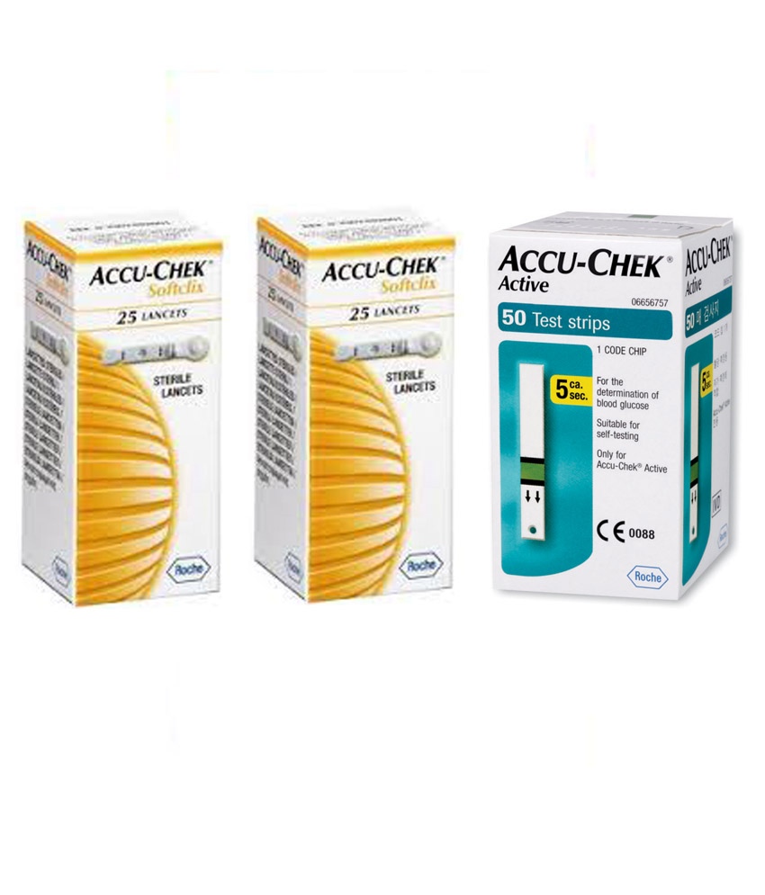 Accu-Chek-Active-50-Strips-&-2-Pack-of-25’s-Lancets-Combo