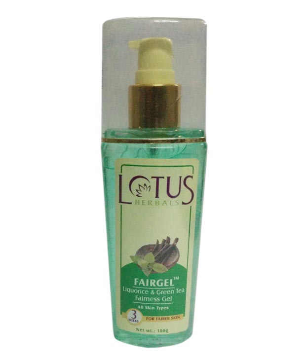 Lotus Fairgel Liquorice & Green Tea Fairness Gel 100 gm