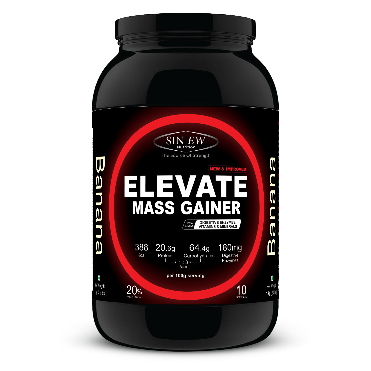 Mass Gainer Banana 1kg F