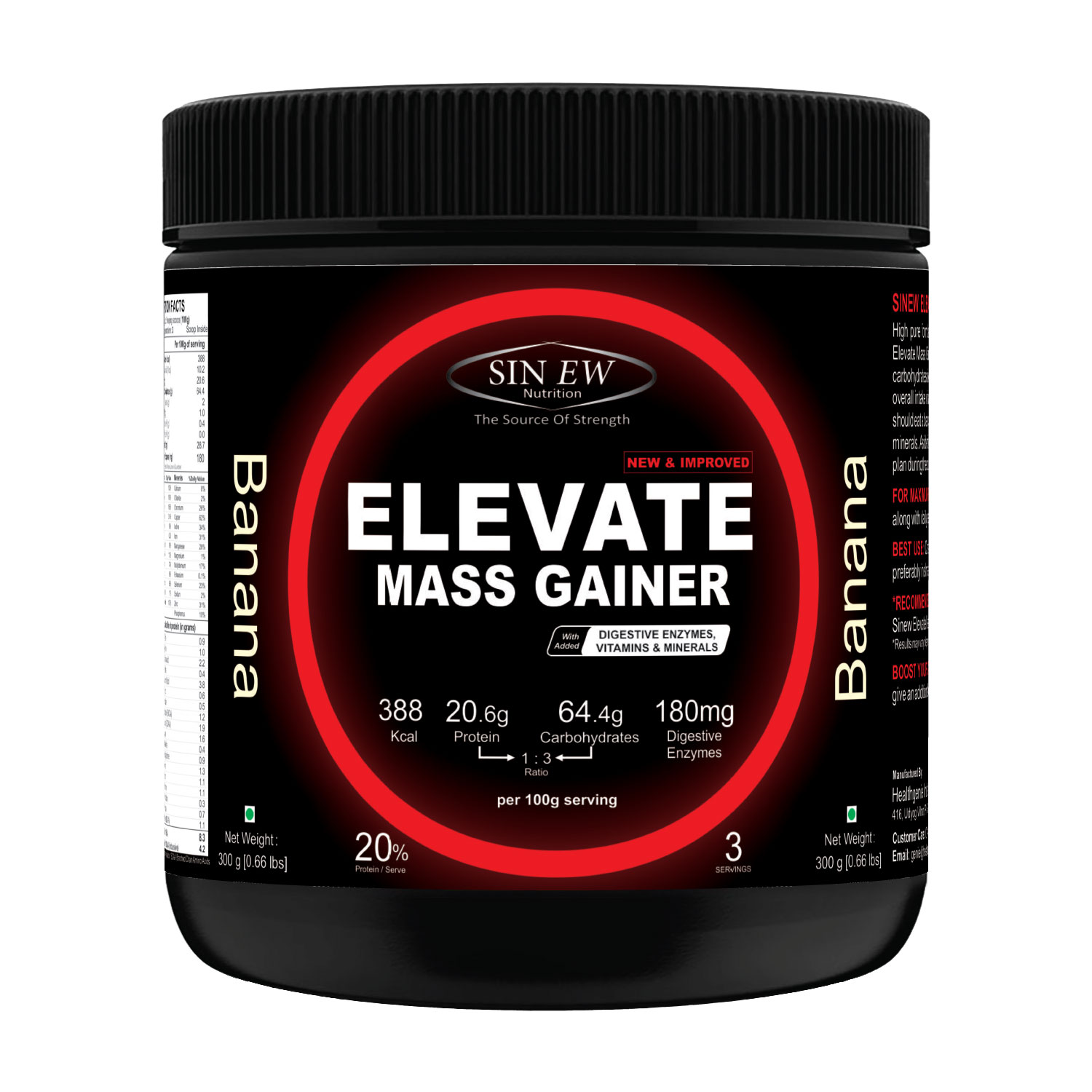 Mass Gainer Banana 300 F
