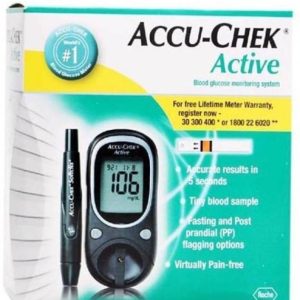 Accu-Chek Active Kit with 100 Strips Glucometer