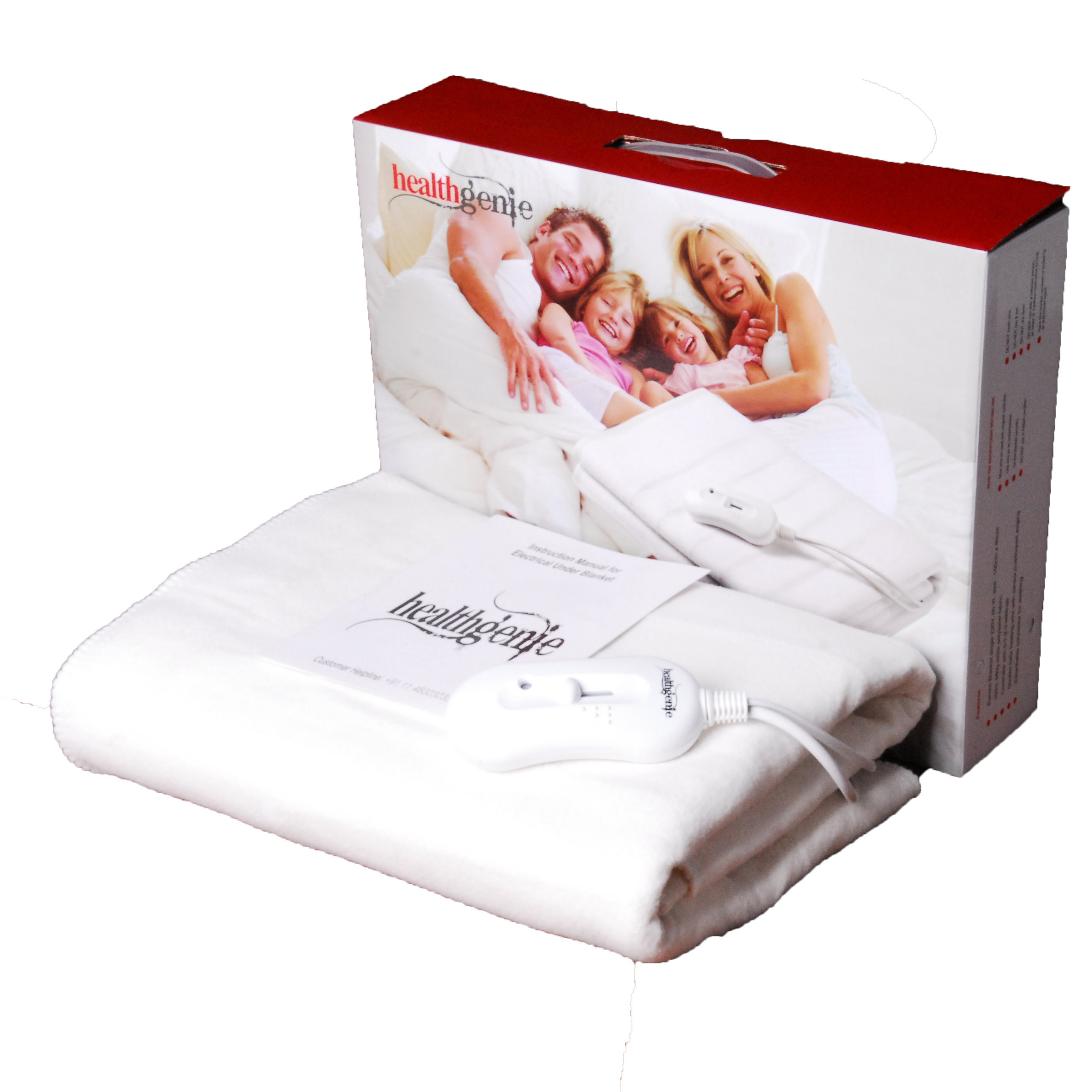 Compare & Buy Healthgenie white Electric Blanket Single Bed Under, size