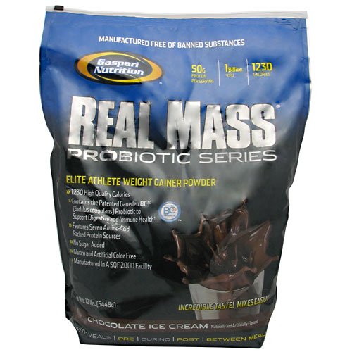 Gaspari Real Mass chocolate 12 lb