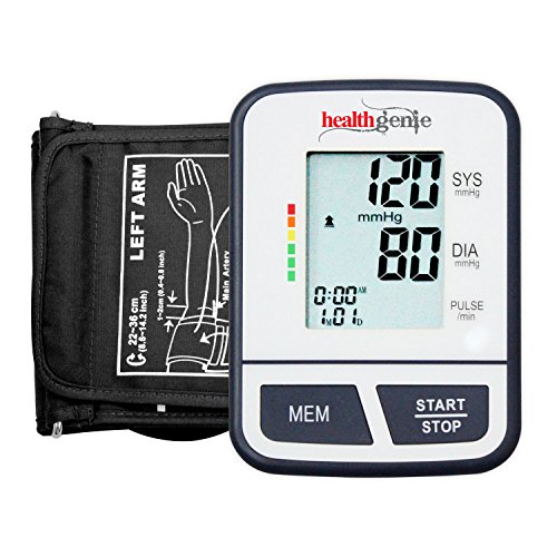 Healthgenie BP Monitor digital Upper arm BPM02T Talking Automatic with irregular heart beat indicator – 24 MONTHS WARRANTY