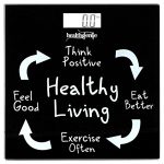 Healthgenie Digital Weighing Scale – Healthy Living (Black)
