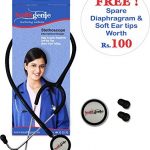 Healthgenie Mono Nurses Stethoscope HG-101 B (Black)