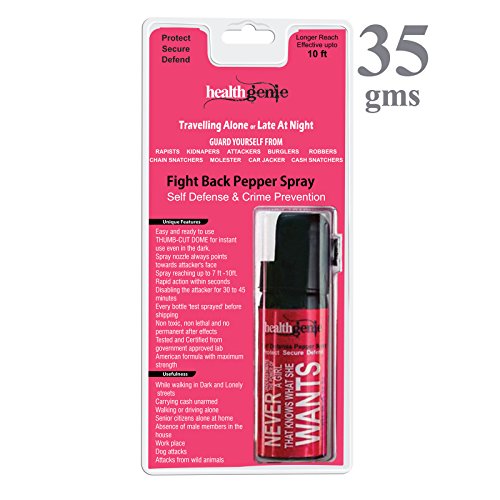 Light Pink Personal Defense Pepper Spray OC-18 1/2 oz - Lea