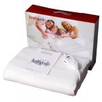 Healthgenie white Electric Blanket Single Bed Under, size(150 x 80 cm) UBS 203 washable, 10 Stage temp controller