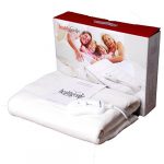 Healthgenie white Electric Blanket Single Bed Under, size(150×80 cm) UBS 103 washable,3 Stage temp controller