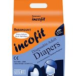 Incofit Premium Adult Diapers-Medium, Pack of 10