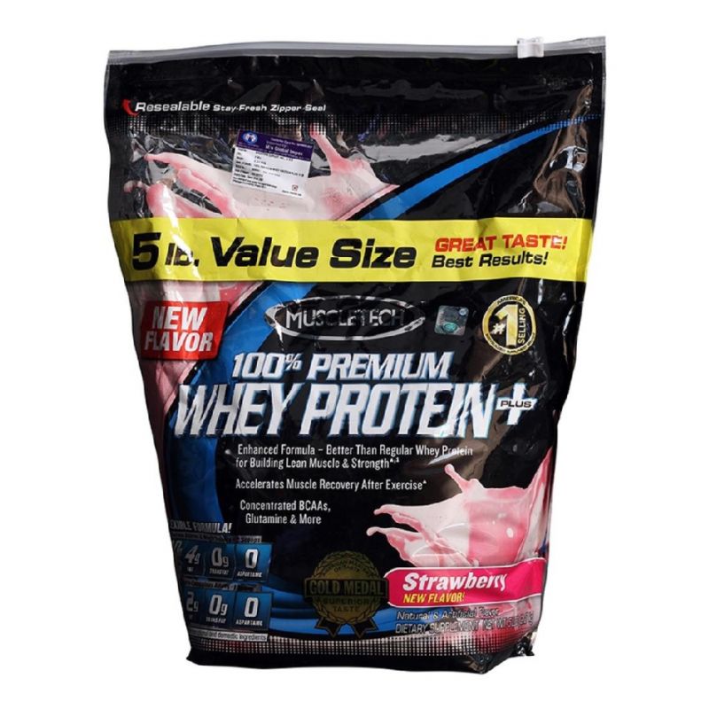 Muscletech 100% Premium Whey Protein + Strawberry 5 lb