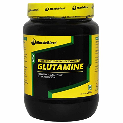 MuscleBlaze Glutamine 250gm Unflavoured