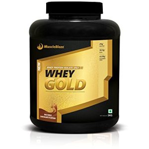 MuscleBlaze Whey Gold, 2 kg / 4.4 lb Rich Milk Chocolate