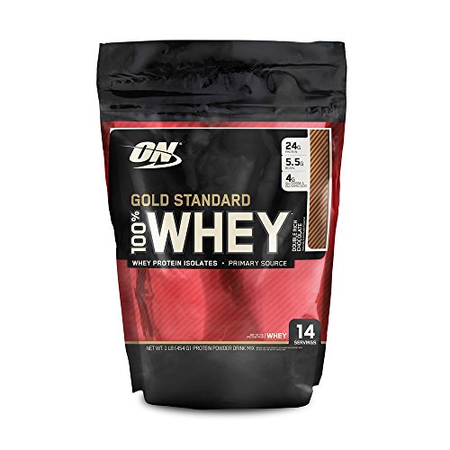 Optimum Nutrition (ON) 100% Whey Gold Standard – 1 lb (Double Rich Chocolate)