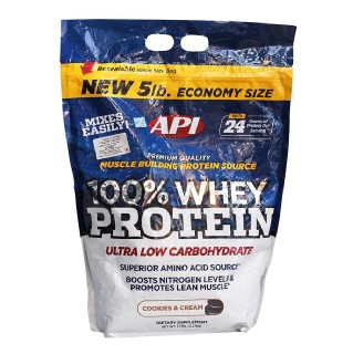 API 100% whey protein protein muscle building supplement
