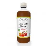 Sinew Nutrition Raw Apple Cider Vinegar with Mother and Honey 500ml (Unfiltered & Unpasteurised)