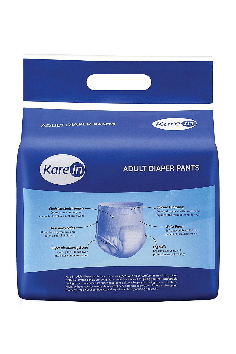 Kare-In-Adult-Pull-ups-Pant-Style-Underwear-10's-Pack-Large-Size-90-120cm-35"-47"