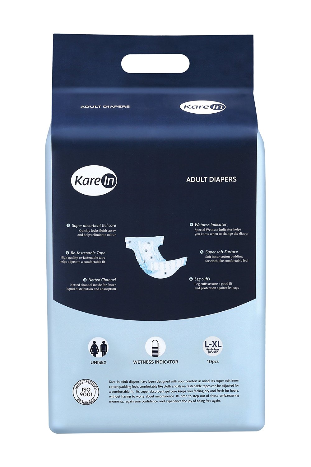 Kare-In-Adult-Diapers-Large-10's-Pack-to-Fit-96-147cm-38"-58"