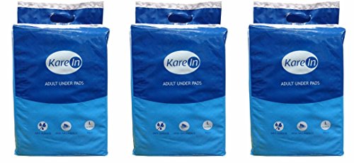 Kare-In-Adult-Underpads-10's-Pack-Size-60-90cm-Pack-of-3
