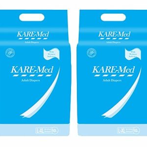 Kare-Med-Adult-Diapers-Large-10's-Pack-Size-96cm-147cm-38"-58"-Pack-of-2