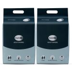 Kare In Adult Diapers Medium 10’s Pack to fit size 76-114cm (30″- 45″) (Pack of 2)