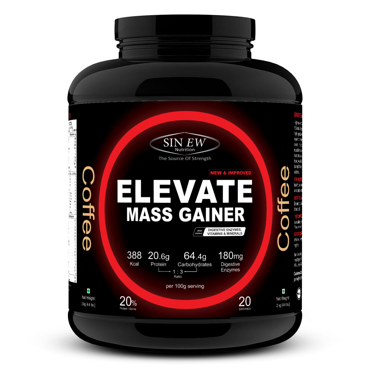 Mass Gainer Coffee 2kg F