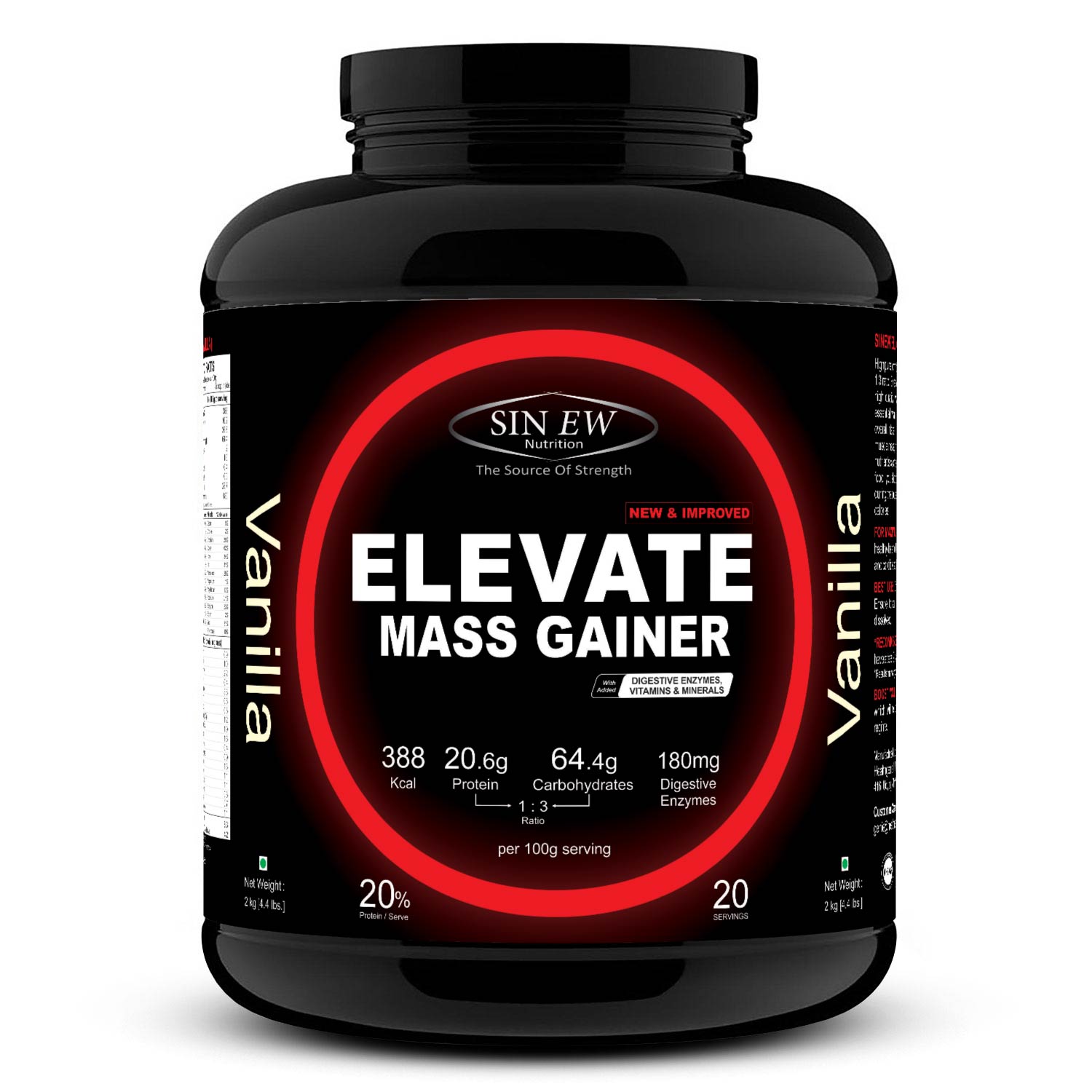 Mass Gainer Vanilla 2kg F