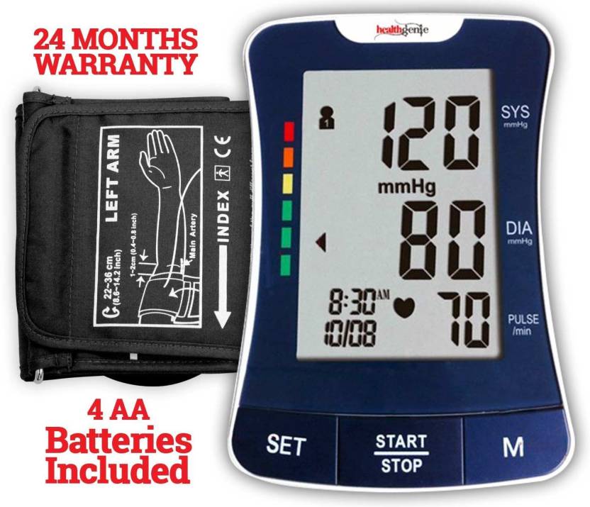 Healthgenie Bpm 03 Fully Automatic Blood Pressure Monitor With Original Imaeq73dar8dzygb