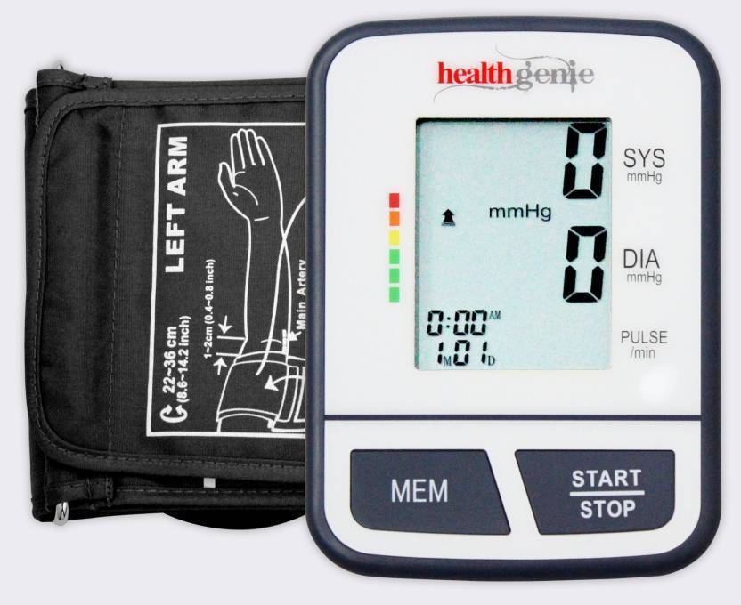 Healthgenie Digital Upper Arm Blood Pressure Monitor Fully Original Imaeqbh6wg3xnyyn