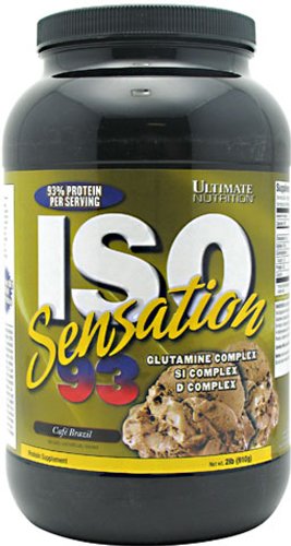 Ultimate Nutrition ISO Sensation 93 – 2 lbs (Cafe Brazil)