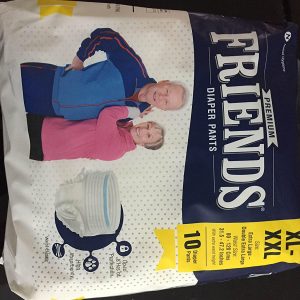 Friends Adult Pullups – Extra Large to Double Extra Large (XL-XXL) (Pack of 12)