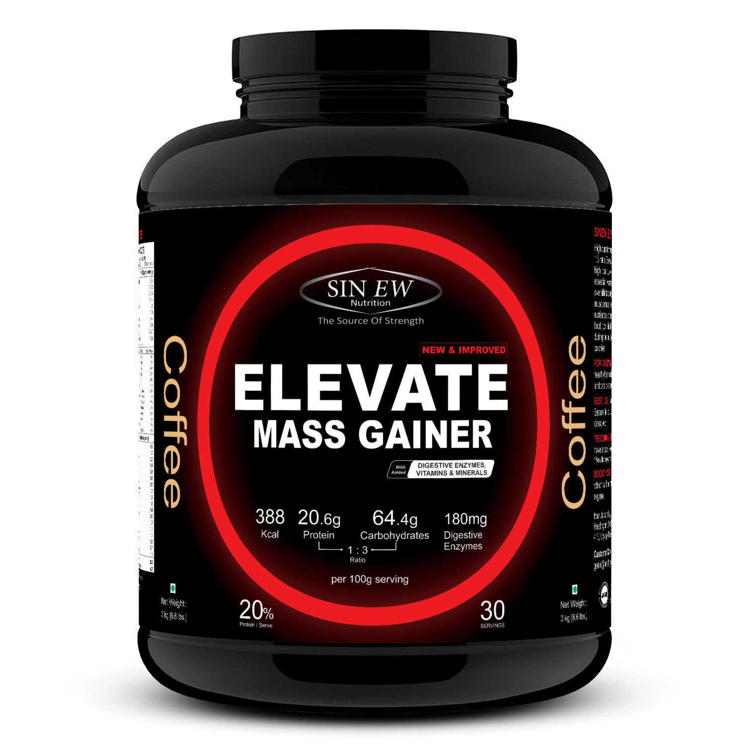 Mass Gainer Coffee 3kg F
