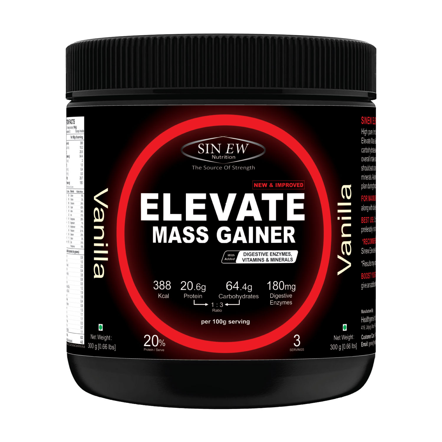 Mass Gainer Vanilla 300 F