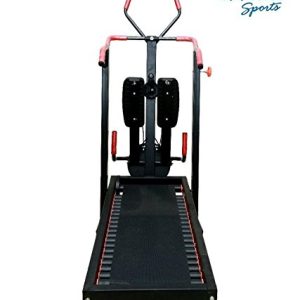 Leeway 4 in 1 Manual Treadmill Walk Or Foldable Jogger Fitness Loose Weight For Home Gym/Cardio
