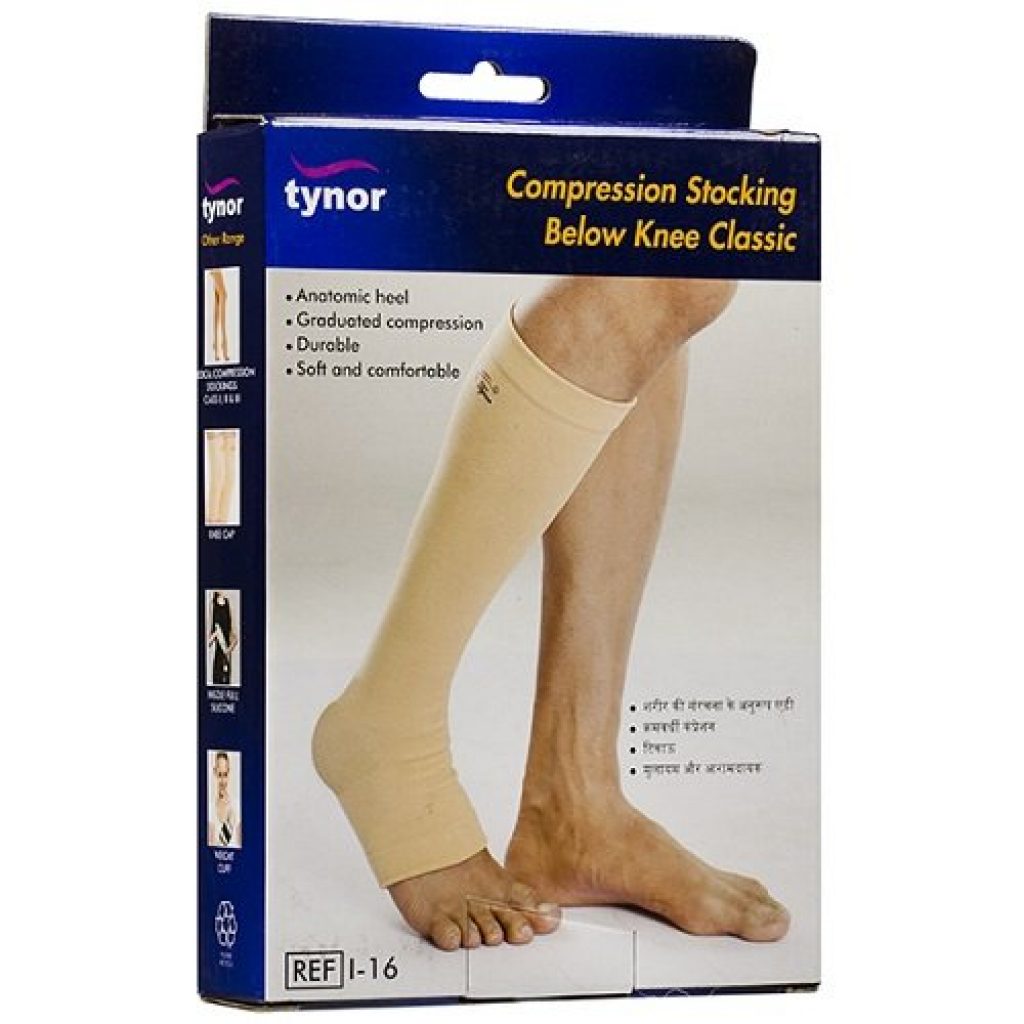 Compare & Buy Tynor Compression Stocking Below Knee I 16 Small Online