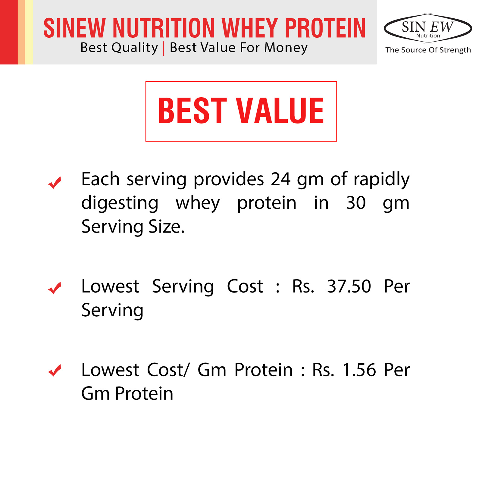 Whey Protein Best Value