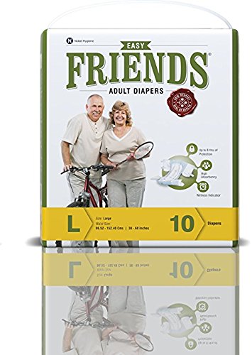 Friends Adult Diaper Easy Large Pack Of 6 1