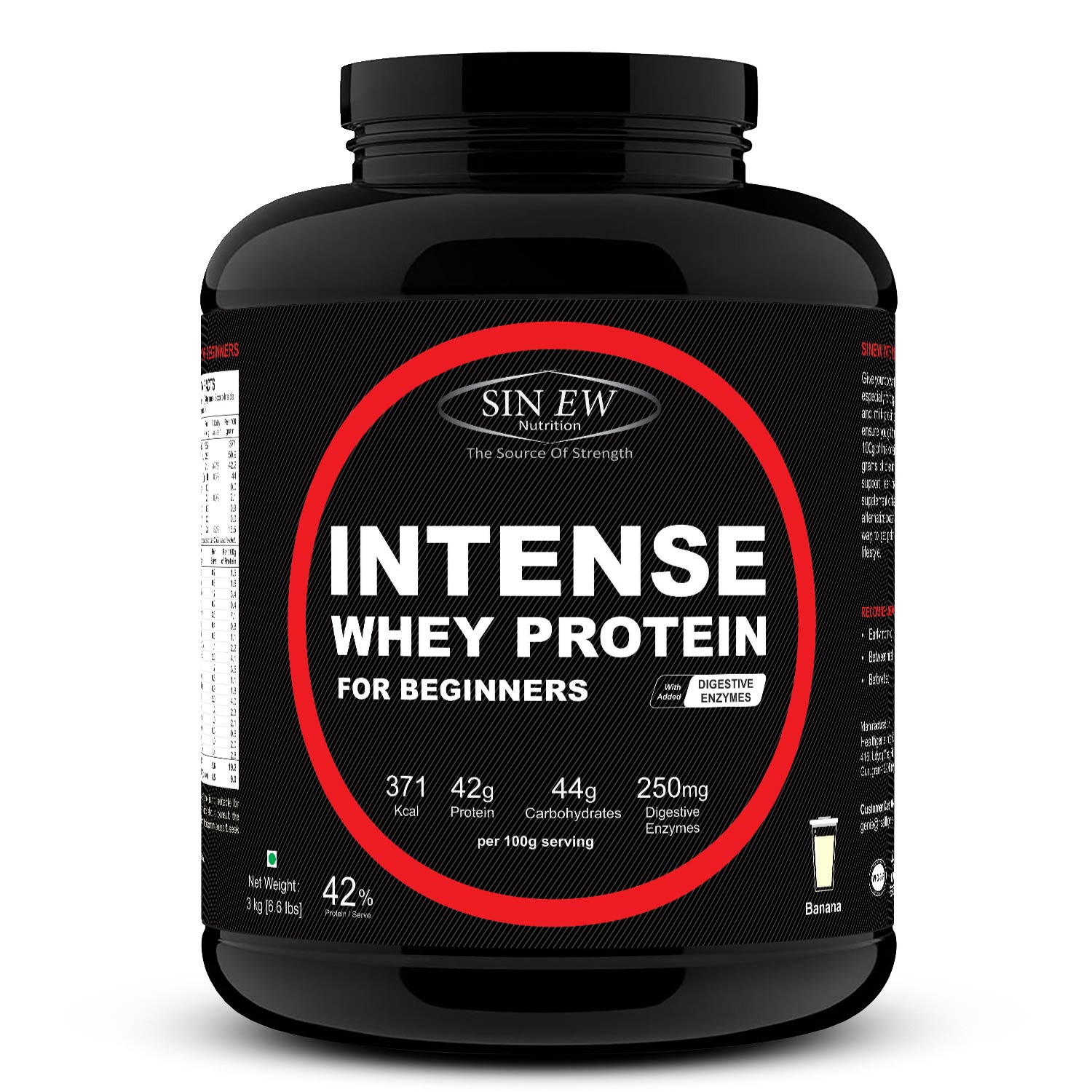 Intense For Beginners (banana) 3kg F